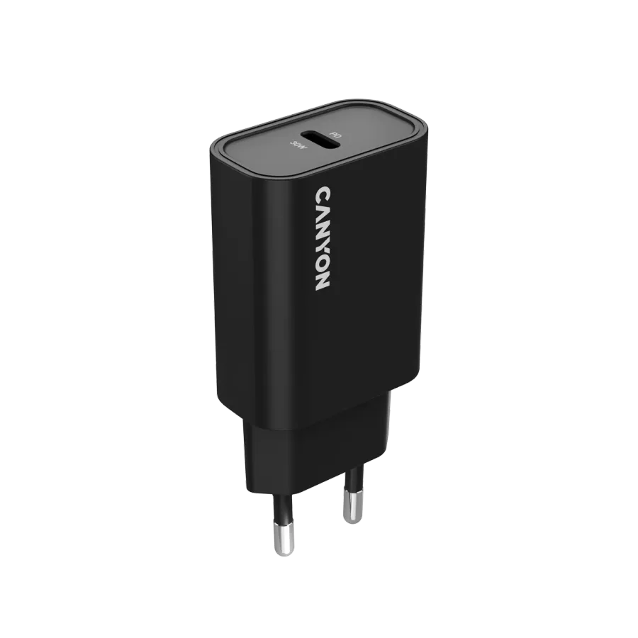 CANYON Адаптер живлення OnCharge 30CL 1*USB-C 1*USB Тип C, 30 Ват – photo 1