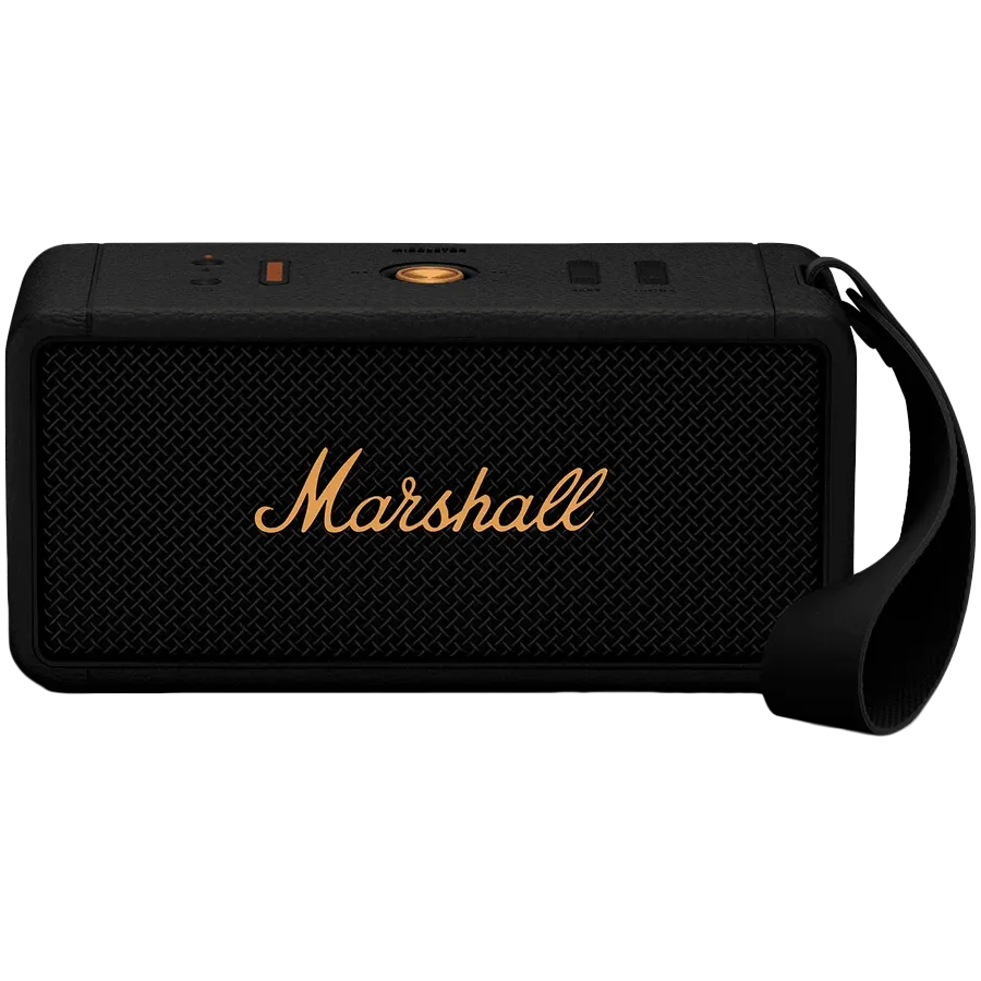 MARSHALL Портативная колонка Middleton, Black and Brass – photo 1