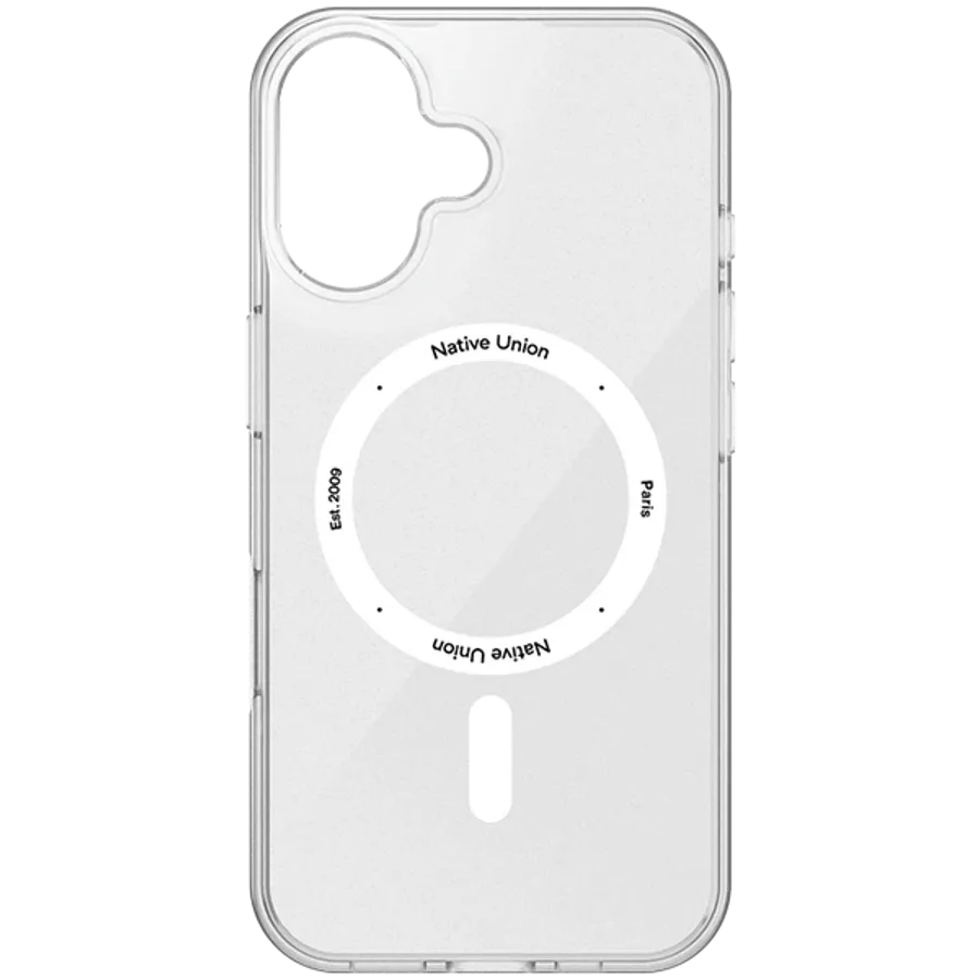 NATIVE UNION Case (RE)CLEAR with MagSafe Transparent for iPhone 16 – photo