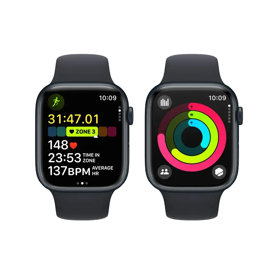 Apple Watch Series 9 GPS 45mm Midnight Aluminium Case with