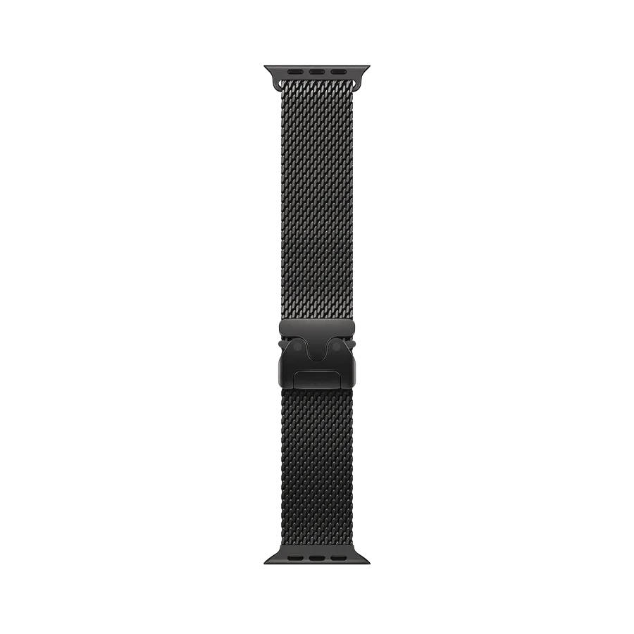 Apple Milanese Loop Білезік үшін Apple Watch 44/45/46/49 mm, Өлшемі S, Қара – photo 1
