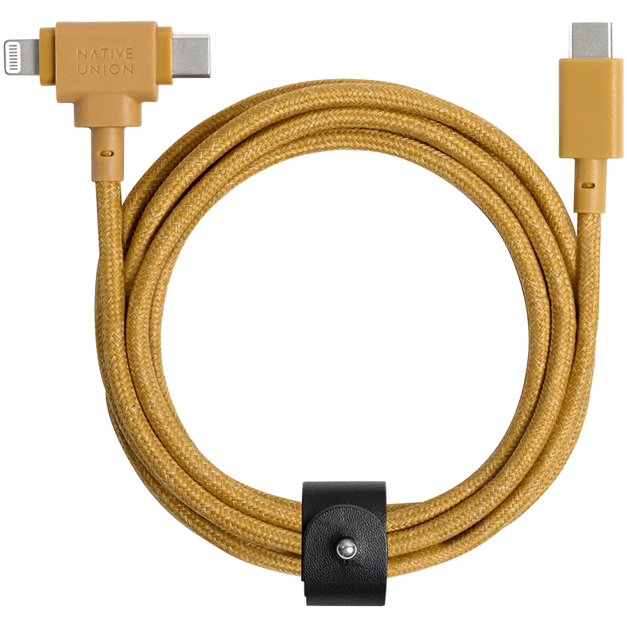 NATIVE UNION Кабель USB-C на Lightning , Крафт, 1.5м – photo