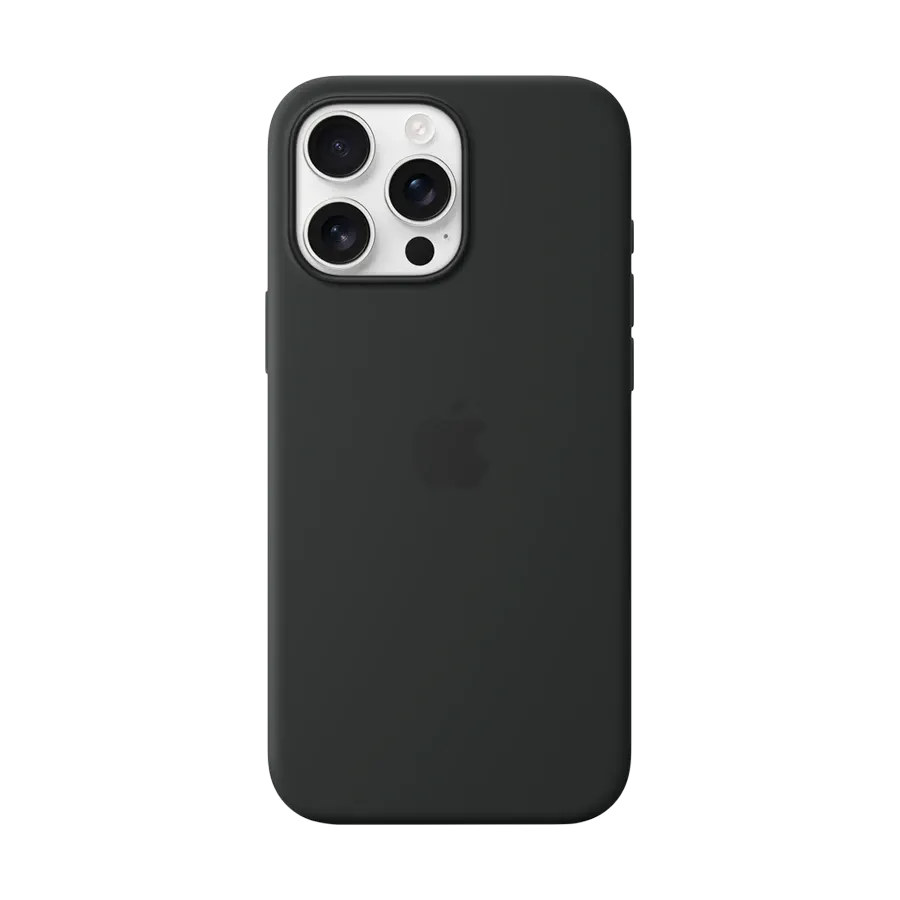 Apple силиконовый чехол с MagSafe Чёрный для iPhone 16 Pro Max – photo
