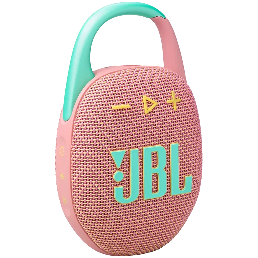 JBL Тасымалды үндеткіш Clip 5, Қызғылт – photo 1