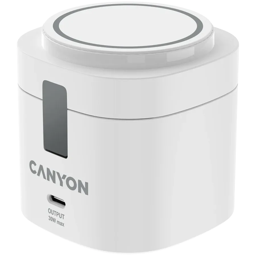 CANYON WCS405 Wireless Charger, 15 W, White – photo 1