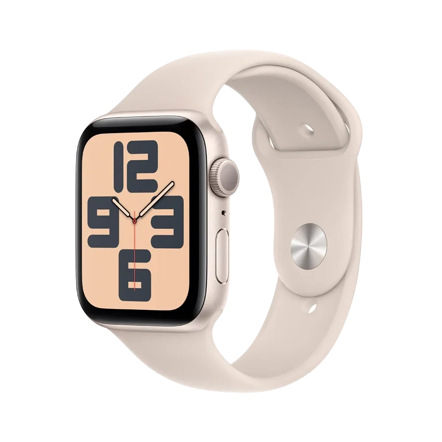 Apple Watch SE GPS Gen.2 (2023),  Спортивный ремешок Starlight, S/M, 44мм, Starlight – photo 1