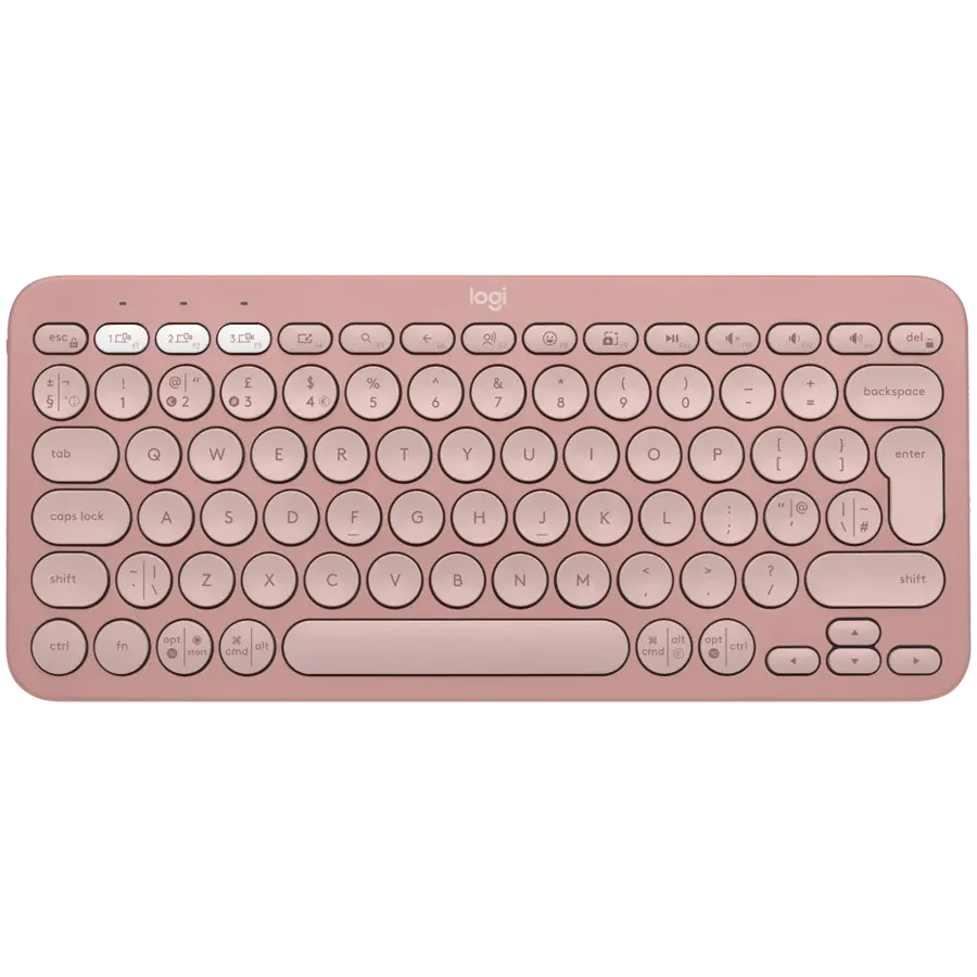 Клавиатура беспроводная LOGITECH K380s Pebble Keys 2 Rose Bluetooth (L920-011853) – photo 1