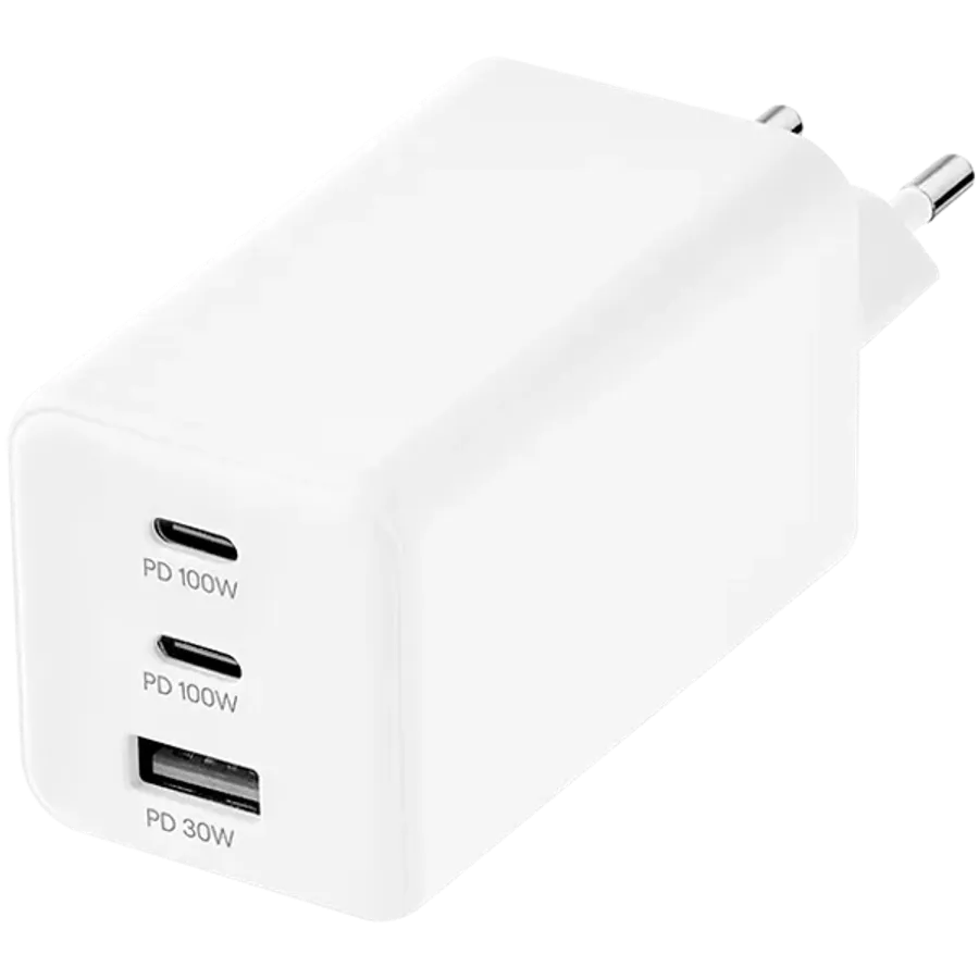 UBEAR Адаптер питания 3*USB/USB-C 2*USB Тип C, USB Тип A, 100 Вт – photo 1