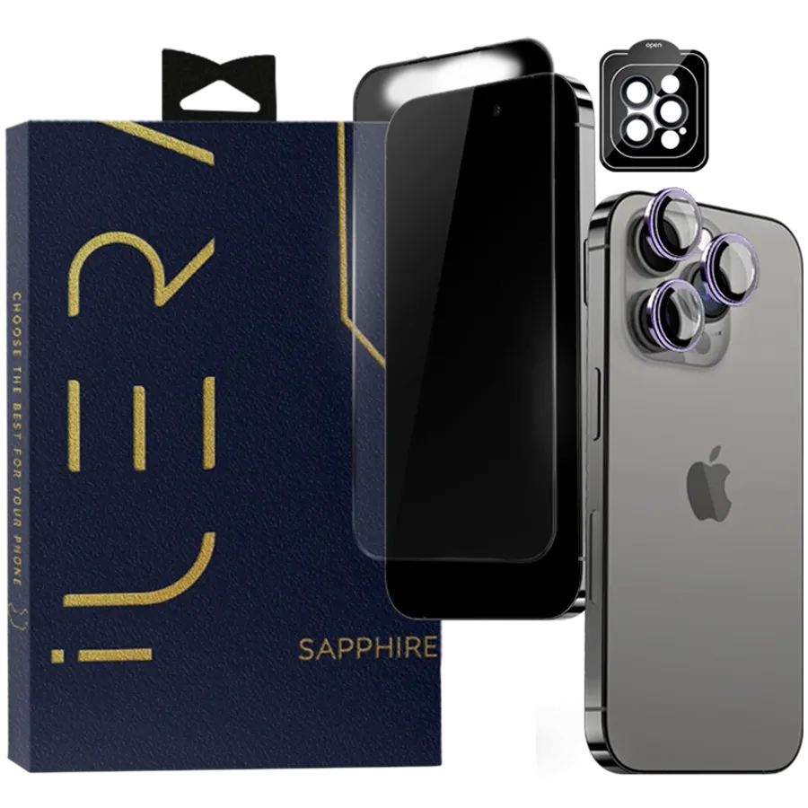 ILera Safety Glass  for iPhone 15 ProSapphire Ultra + Glass – photo