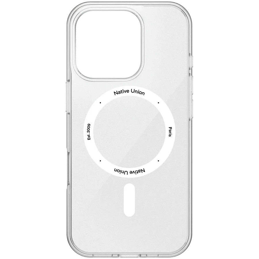 NATIVE UNION Case (RE)CLEAR with MagSafe Transparent for iPhone 16 Pro – photo 1