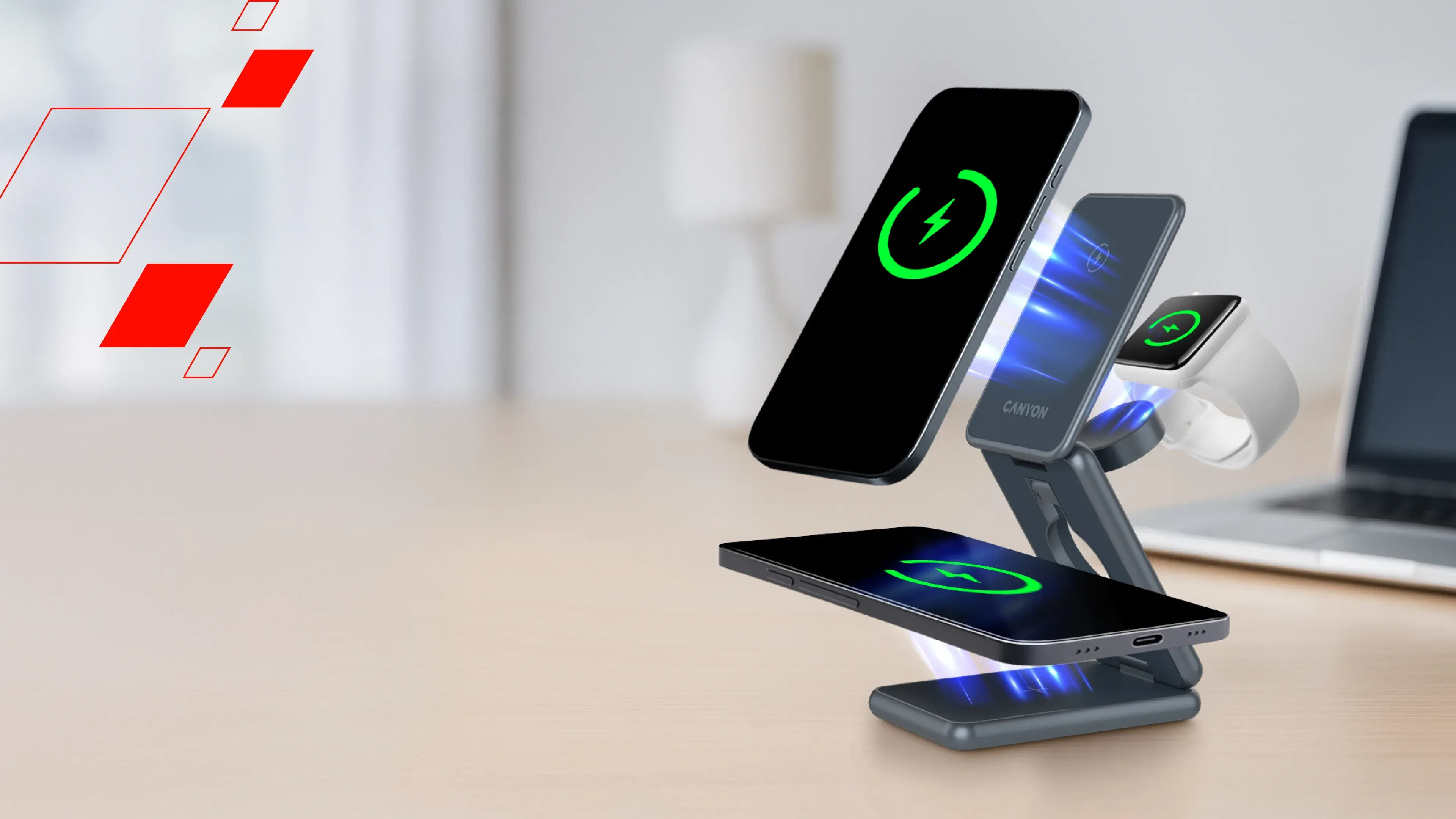Fast wireless charging up to 15W