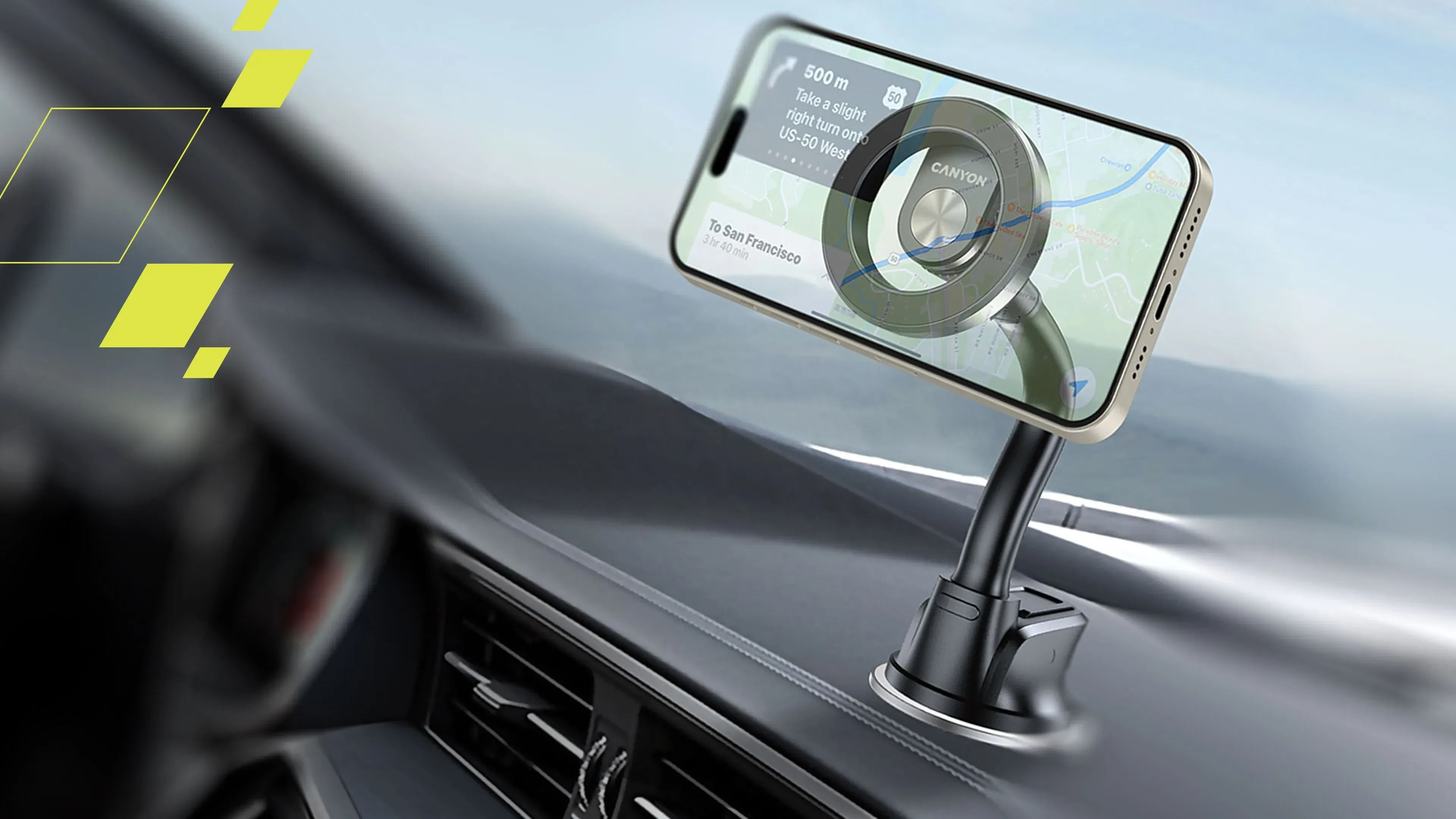 Strong and secure magnetic grip