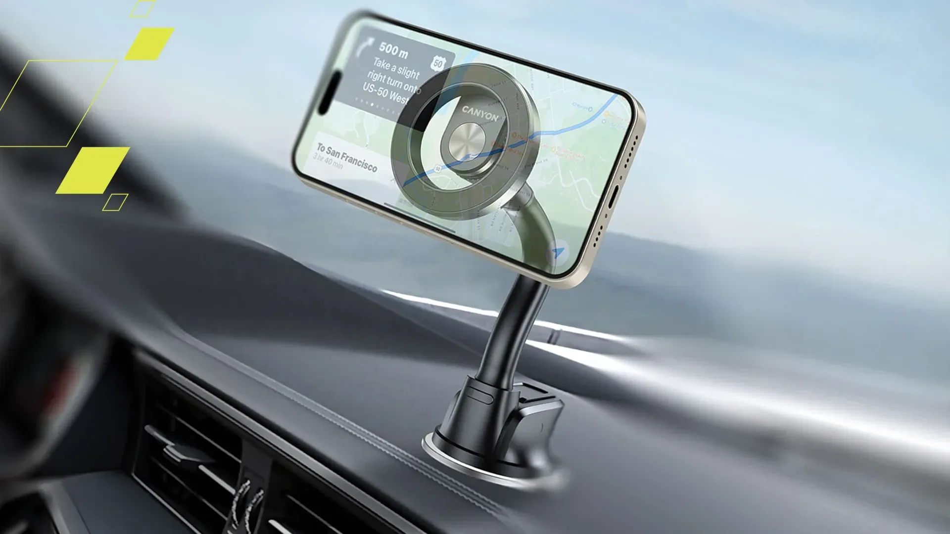 Strong and secure magnetic grip