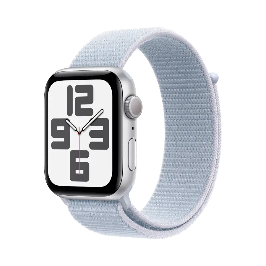 Apple Watch SE GPS Gen.2 (2024),  Blue Cloud Sport Loop, 40mm, Silver