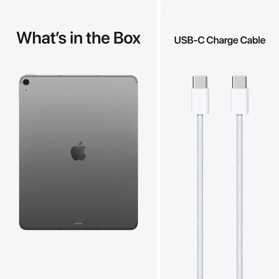 iPad Air 13 M4, 256 ГБ Wi-Fi+4G 2026, Космічний сірий