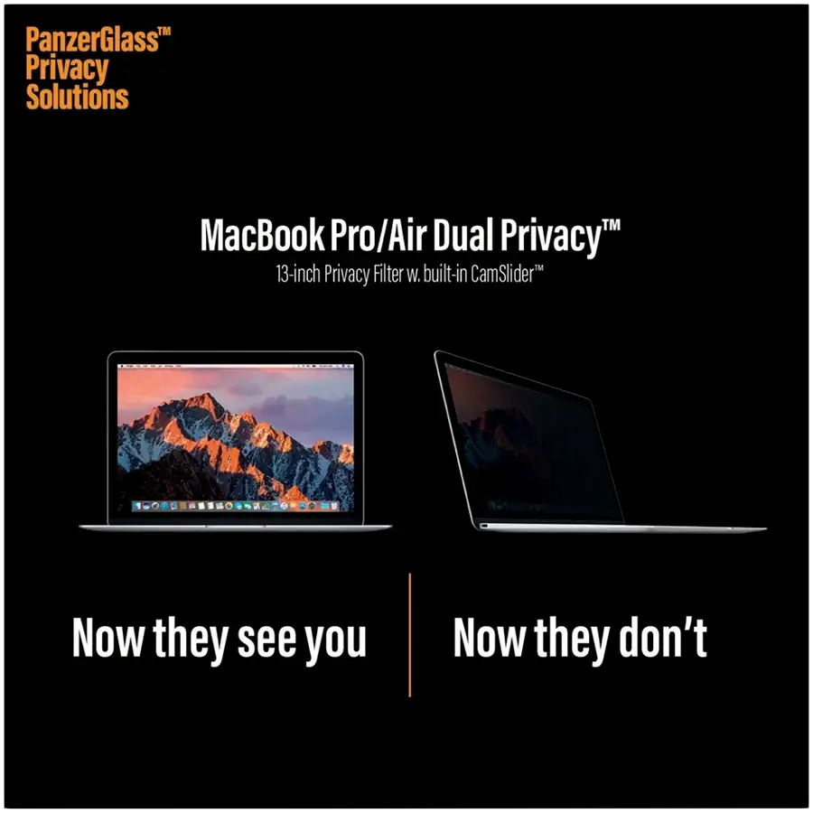 PANZERGLASS Dual Privacy для MacBook Air 13/MacBook Pro 13
