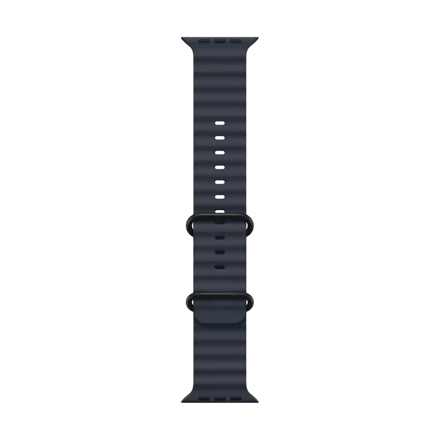 Apple 49mm Ocean Band - Black Titanium Finish Band Extension Ocean Band Темно-синій за Apple Watch 44 mmApple Watch 45 mmApple Watch 46 mmApple Watch 49 mm 44/45/46/49 mm