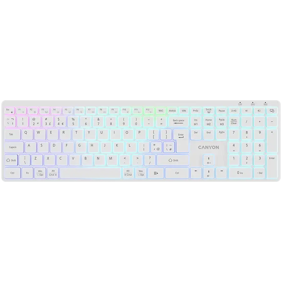 CANYON HKB-W11 Клавіатура, Великобританія/US English