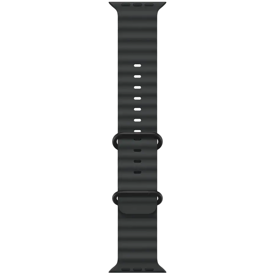 Apple 49mm Ocean Band - Black Titanium Finish Ремінець Ocean Band - Black Titanium Finish Чорний за Apple Watch 44 mmApple Watch 45 mmApple Watch 46 mmApple Watch 49 mm 44/45/46/49 mm