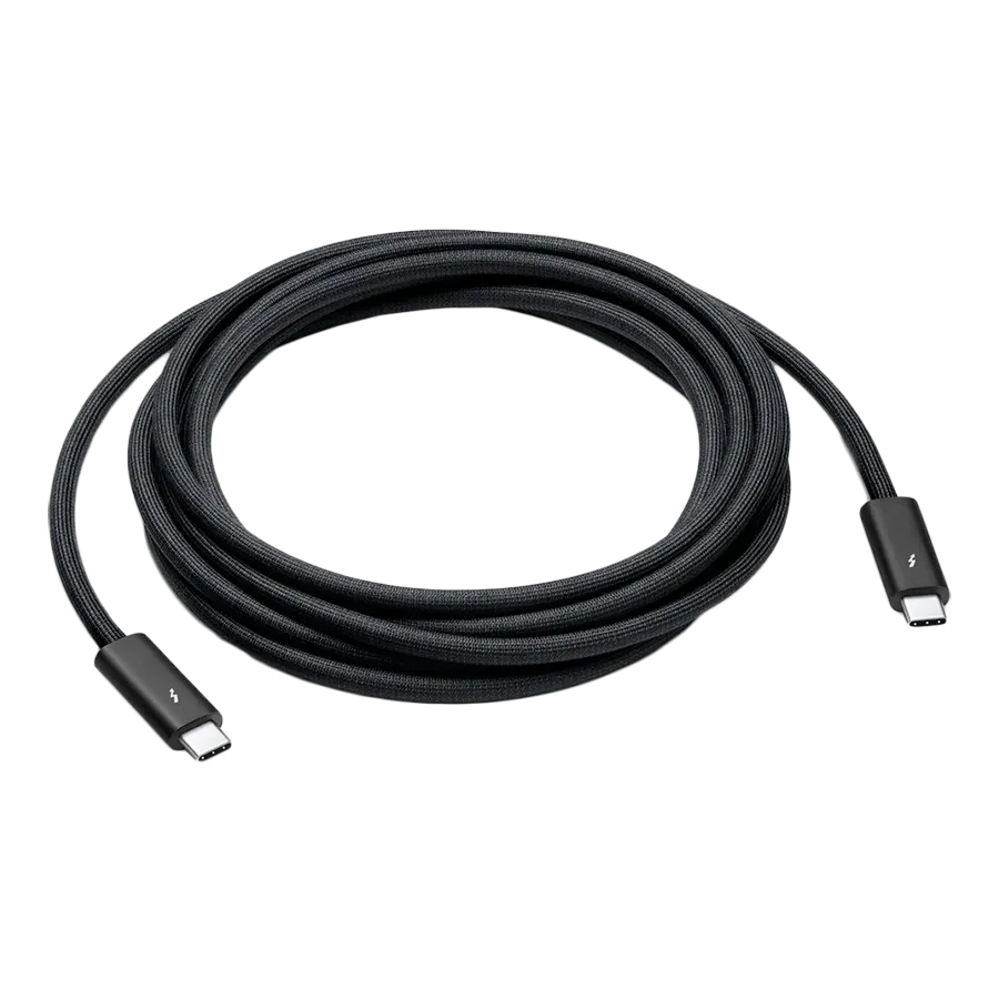 Apple Thunderbolt 4 Pro Cable, Black, 3m
