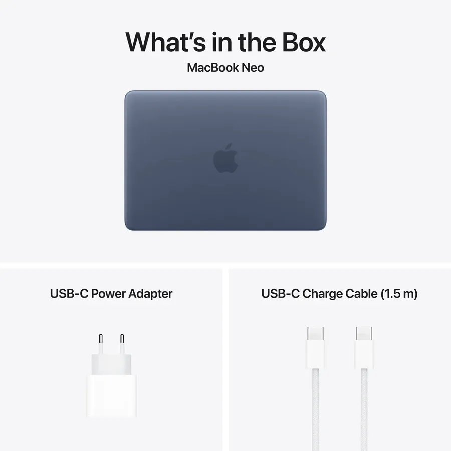 MacBook Neo 13-inch  A18 Pro (6C CPU/5C GPU), 8 ГБ, 256 ГБ, Індиго