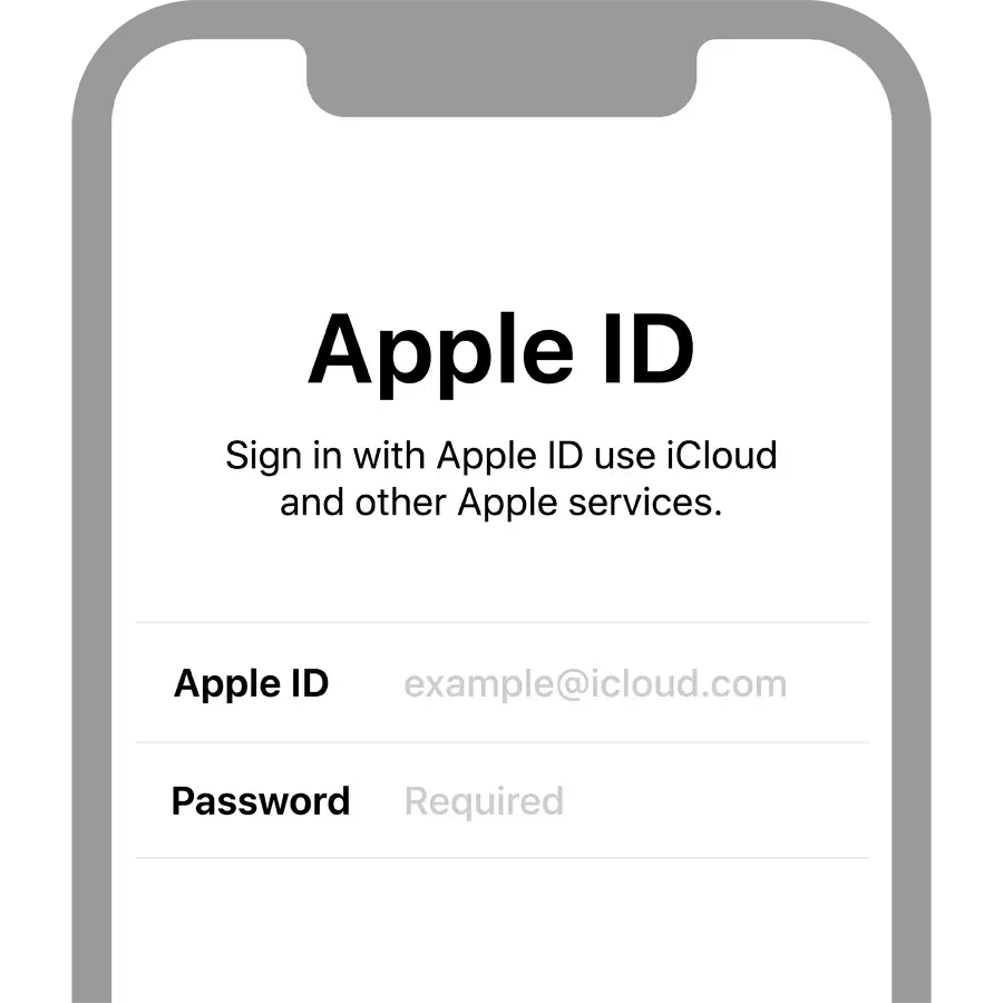 Створення облікового запису Apple ID