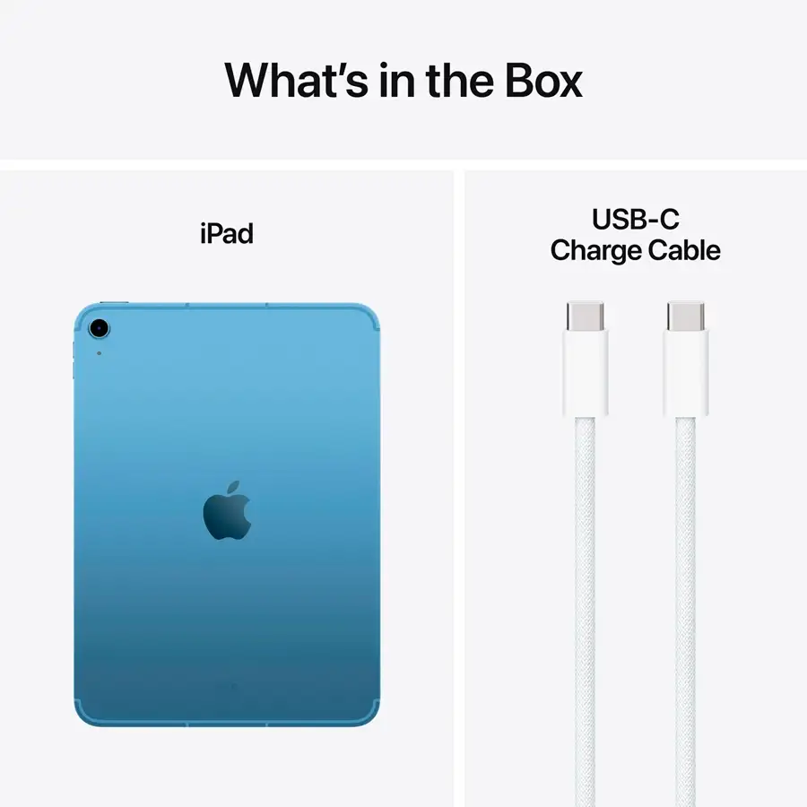 iPad A16, 256 ГБ Wi-Fi+5G 2025, Синий купить - планшет Apple