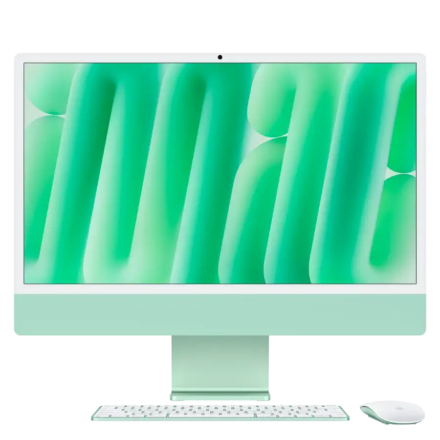 iMac 24-inch M4, 10C CPU 10C GPU, 24ГБ 512ГБ Твердотільний накопичувач, Зелений