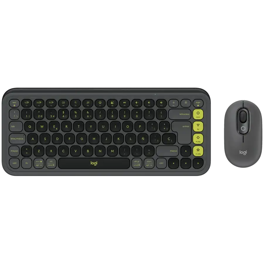 Клавіатура LOGITECH POP ICON COMBO GRAPHITE