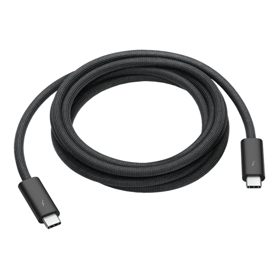 Apple Thunderbolt 4 Pro Cable, Black, 1.8m