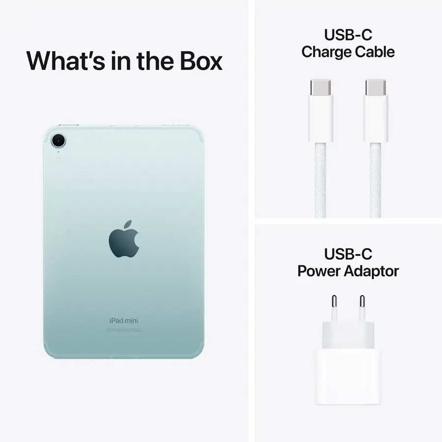 iPad mini A17 Pro, 128 ГБ Wi-Fi+4G 2024, Синий купить - планшет