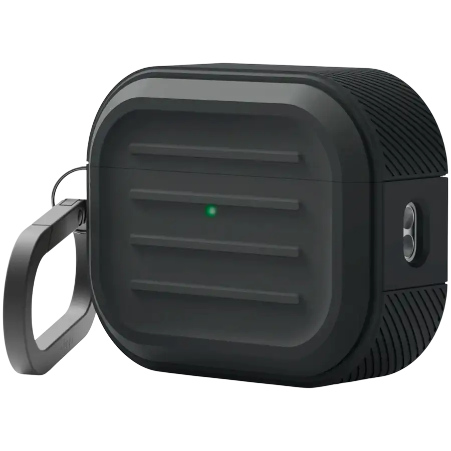 ELAGO Чохол Armor Silicone Hang  Чорний для AirPods Pro (Gen3)