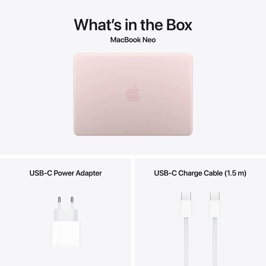 MacBook Neo 13-inch  A18 Pro (6C CPU/5C GPU), 8 ГБ, 256 ГБ, Blush