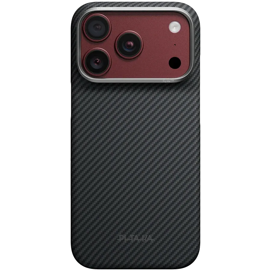PITAKA Case Classic თან MagSafe Twill Black/Grey for iPhone 18 Pro
