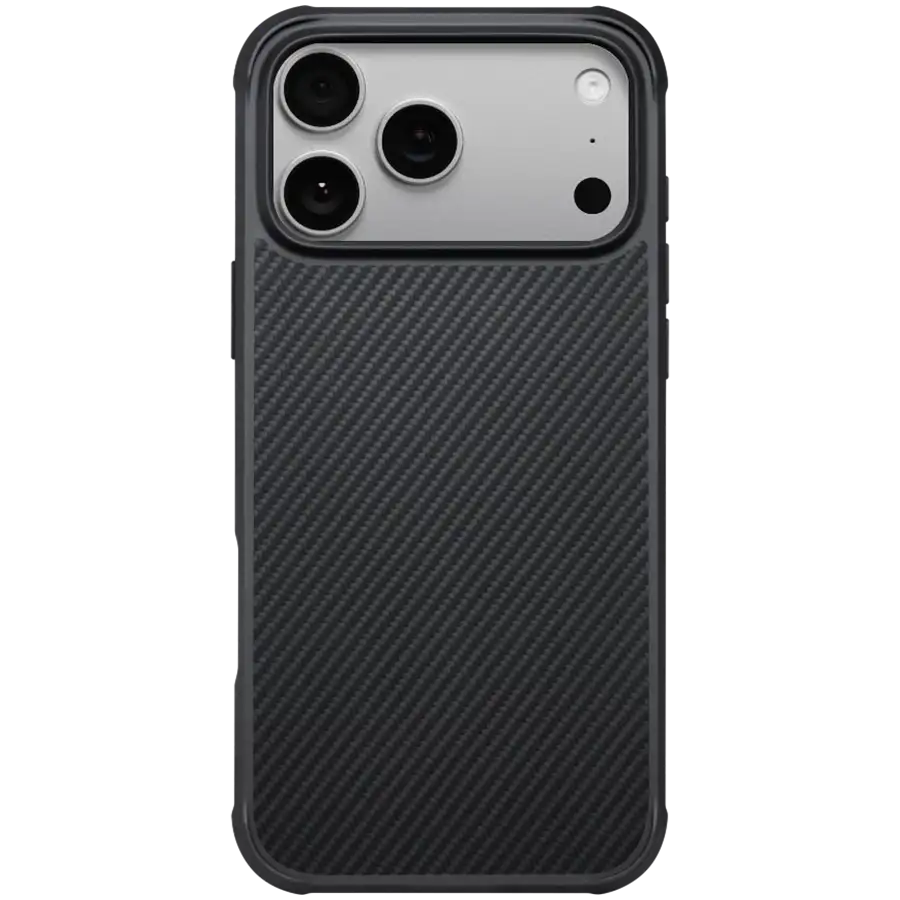 PITAKA Захисний чохол Aramid UltraGuard with MagSafe Чорний/Сірий для iPhone 17 Pro