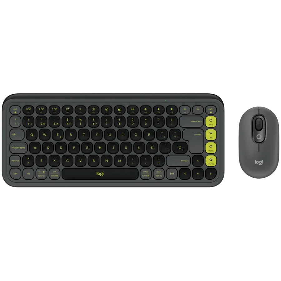 LOGITECH (CIS) POP ICON COMBO Keyboard, US English