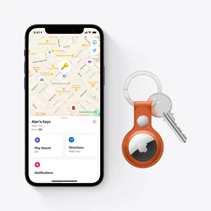 APPLE AirTag (4 buc.), White cumpărați la 2379 MDL de la un