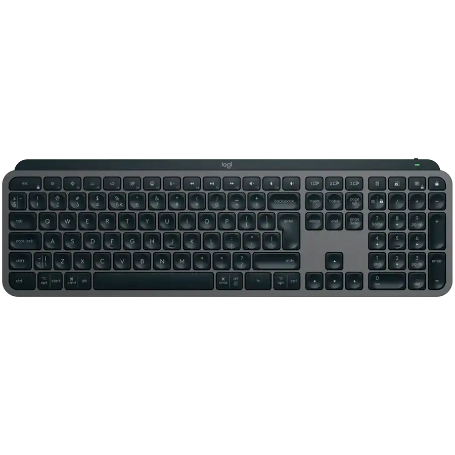 Клавіатура бездротова LOGITECH MX Keys S Pale Graphite UA (L920-011593)