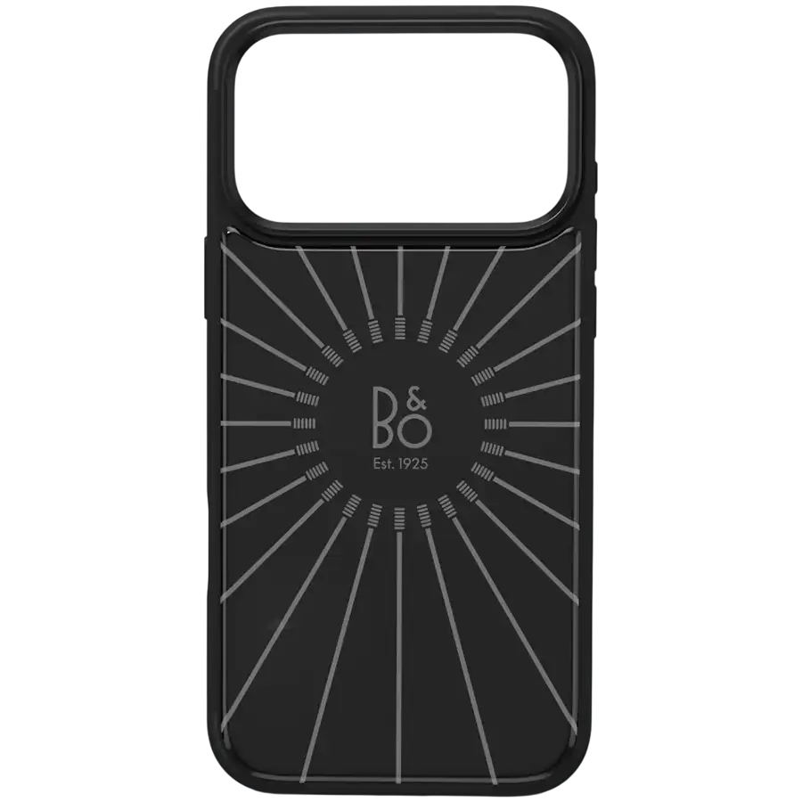B&O BY ASBIS Чохол Glass version with MagSafe Black Anthracite для iPhone 17 Pro