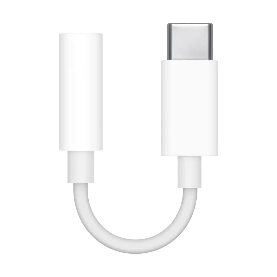 Apple USB-C to 3.5 mm Headphone Jack Adapter, Білий