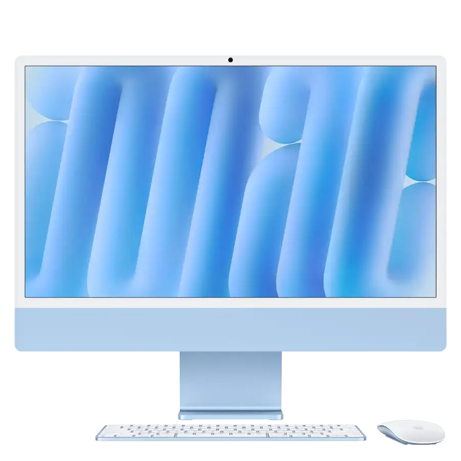 iMac 24-inch M4, 8C CPU 8C GPU, 16ГБ 256ГБ Твердотільний накопичувач, Синій