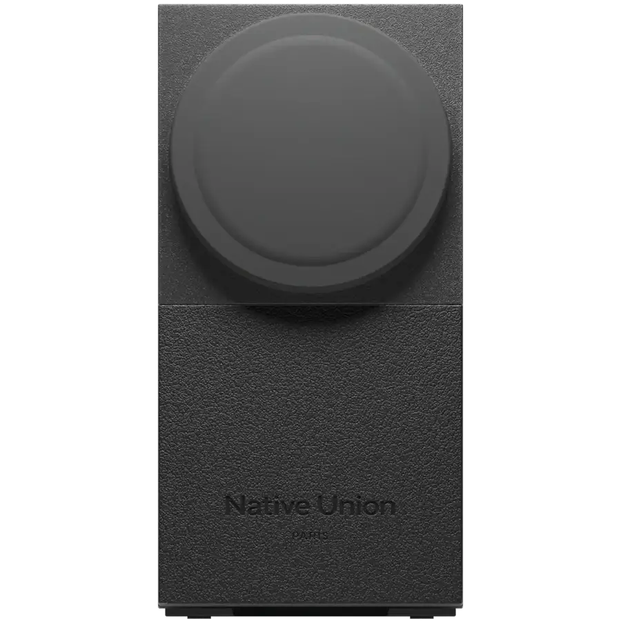 Бездротовий зарядний пристрій Native Union Rise 2-in-1 Qi2 Black (RS-2IN1-BLK)