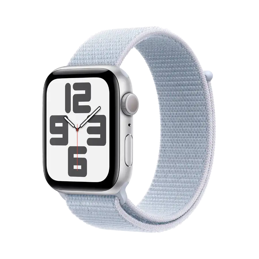 Apple Watch SE GPS Gen.2 (2024),  Blue Cloud Sport Loop, 44mm, Silver