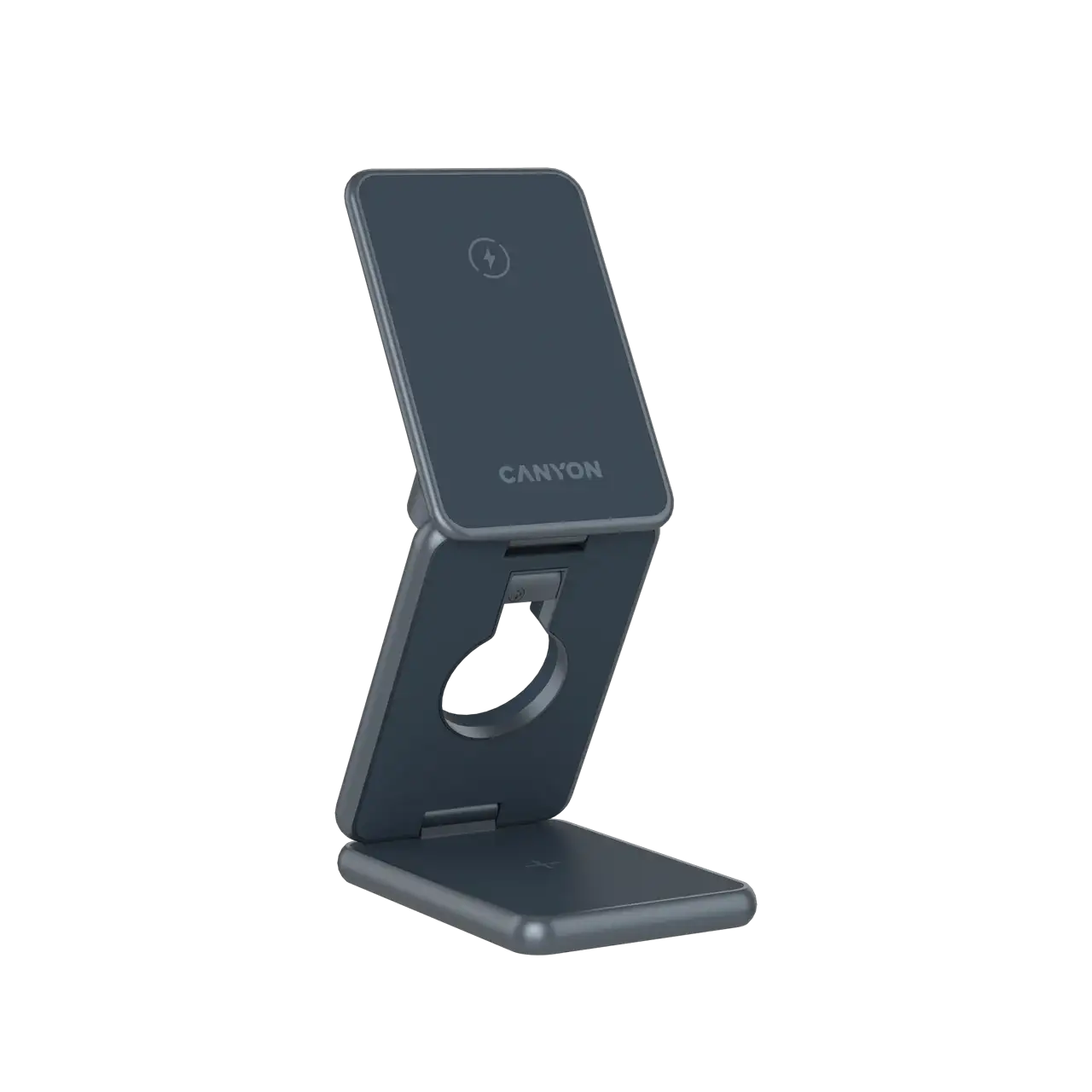 Бездротовий зарядний пристрій Canyon OnCharge 309 15W 3in1 Metal (CNS-WCS309M)