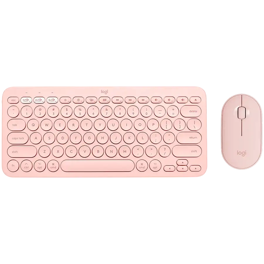 Комплект бездротовий LOGITECH Pebble 2 Combo Wireless, Rose (L920-012240)