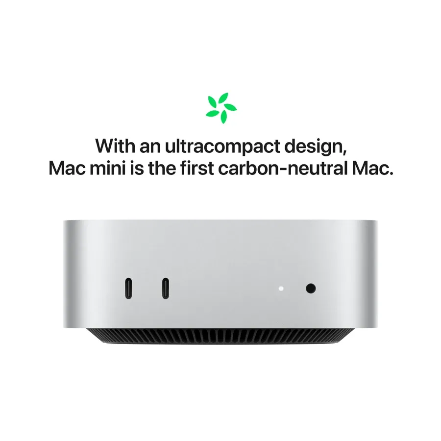 Mac mini M4, 10C CPU 10C GPU, 16ГБ 256ГБ SSD, Серебристый купить