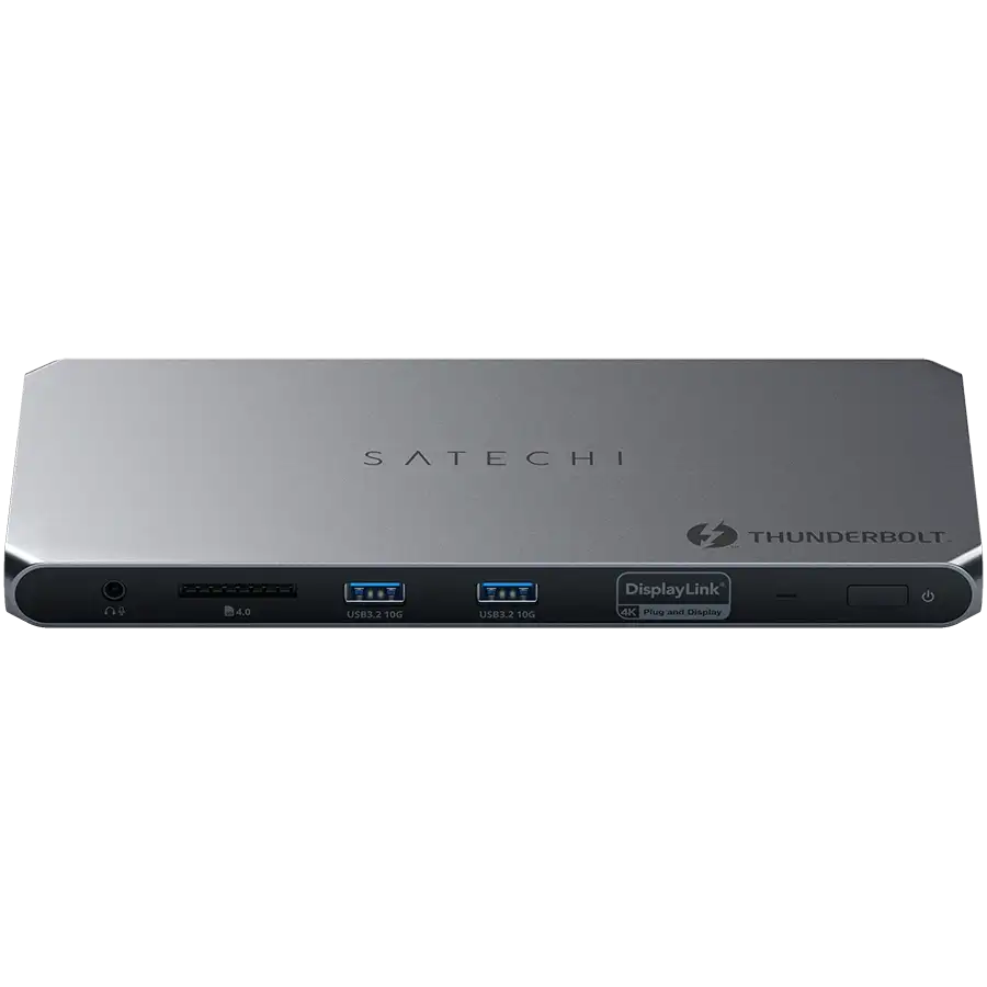 SATECHI Thunderbolt 4 Docking Station with DisplayLink, Космічний сірий
