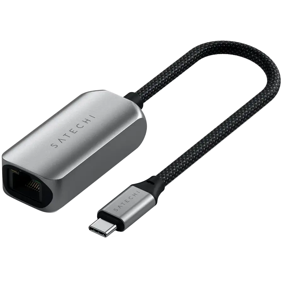 Перехідник SATECHI USB-C 2.5 Gigabit Ethernet Adapter Space Gray