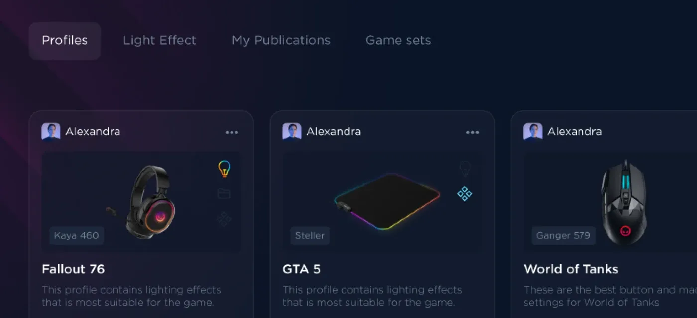 Player profile sharing