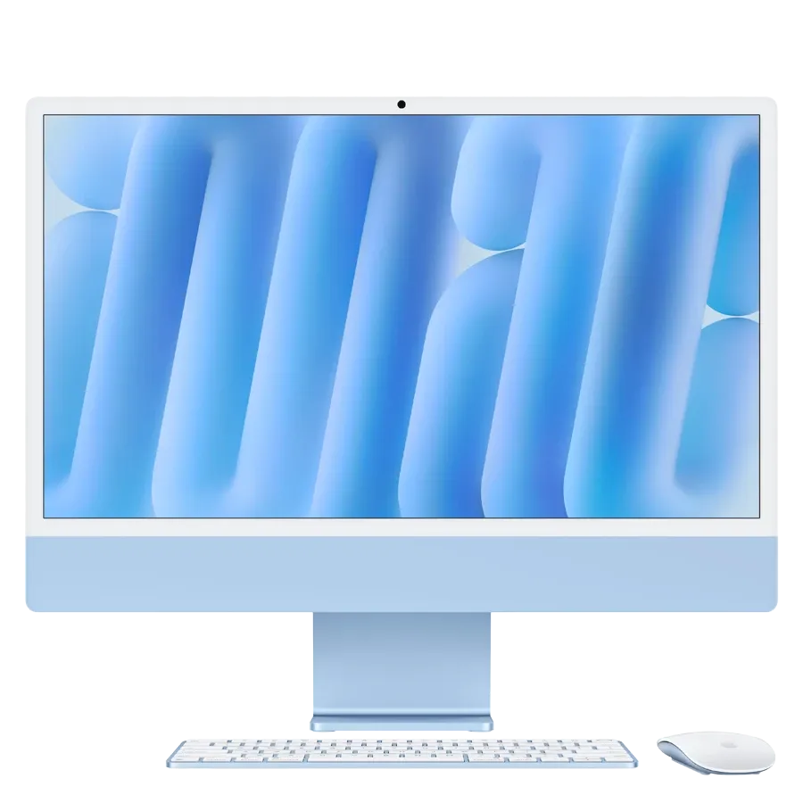 iMac 24-inch M4, 10C CPU 10C GPU, 16GB 512GB SSD, Blue
